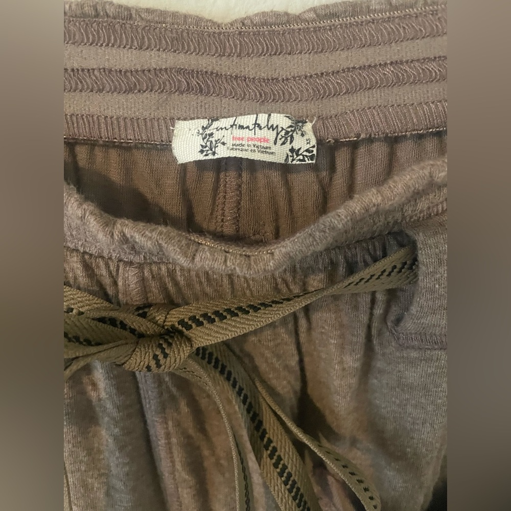 XS DUSTED COCOA Free People Wait A Minute Barrel Pants - Picture 5 of 6